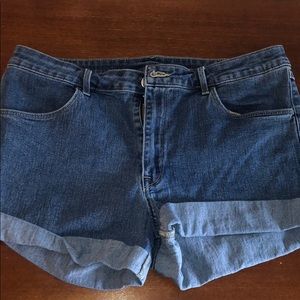 Denim shorts